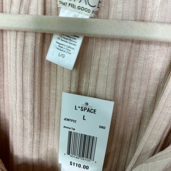 NWT L*space Jemma Front Crossover Top Size Large - Picture 4 of 5